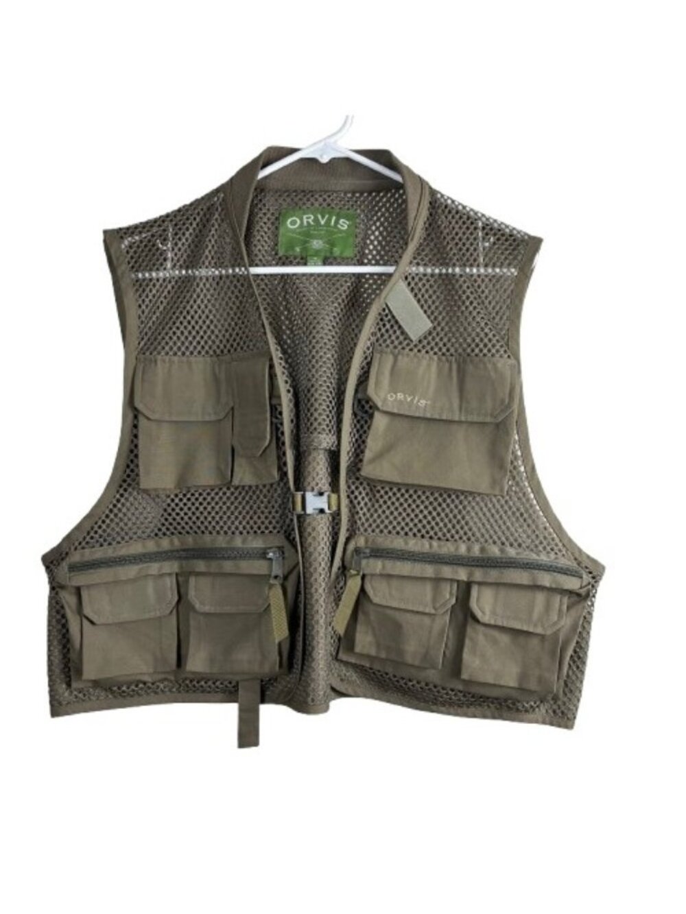 Vintage 80s Orvis Mesh Fishing Gorpcore Techwear Utility Vest M